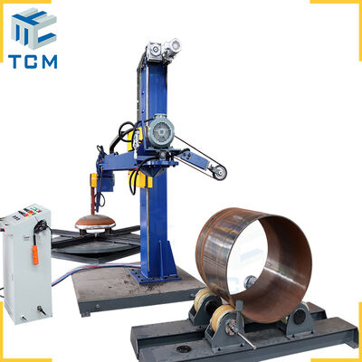 TCM-YT automatic buffing machine for stainless steel tanks and dishes surface polishing grinding