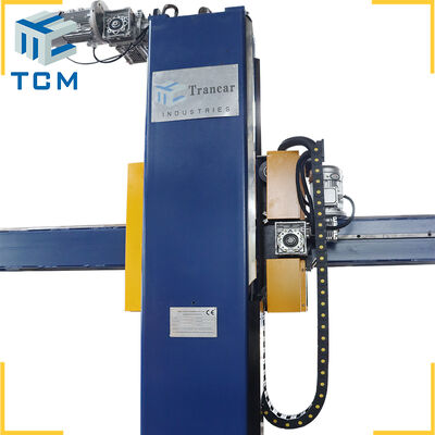 TCM-YT automatic buffing machine for stainless steel tanks and dishes surface polishing grinding