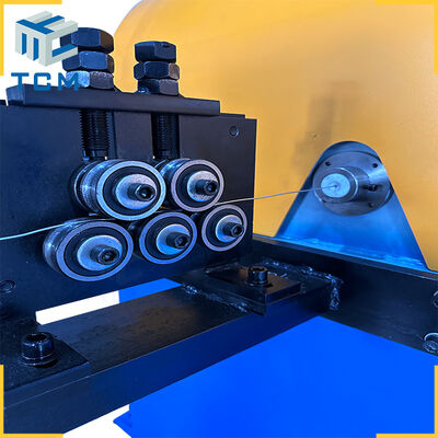 Steel round wires descaling machine with dust collector automatic polishing machine from Trancar Industries