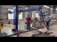 강철 배 머리 탱크 뚜?? 자동 접시 끝 닦기 기계